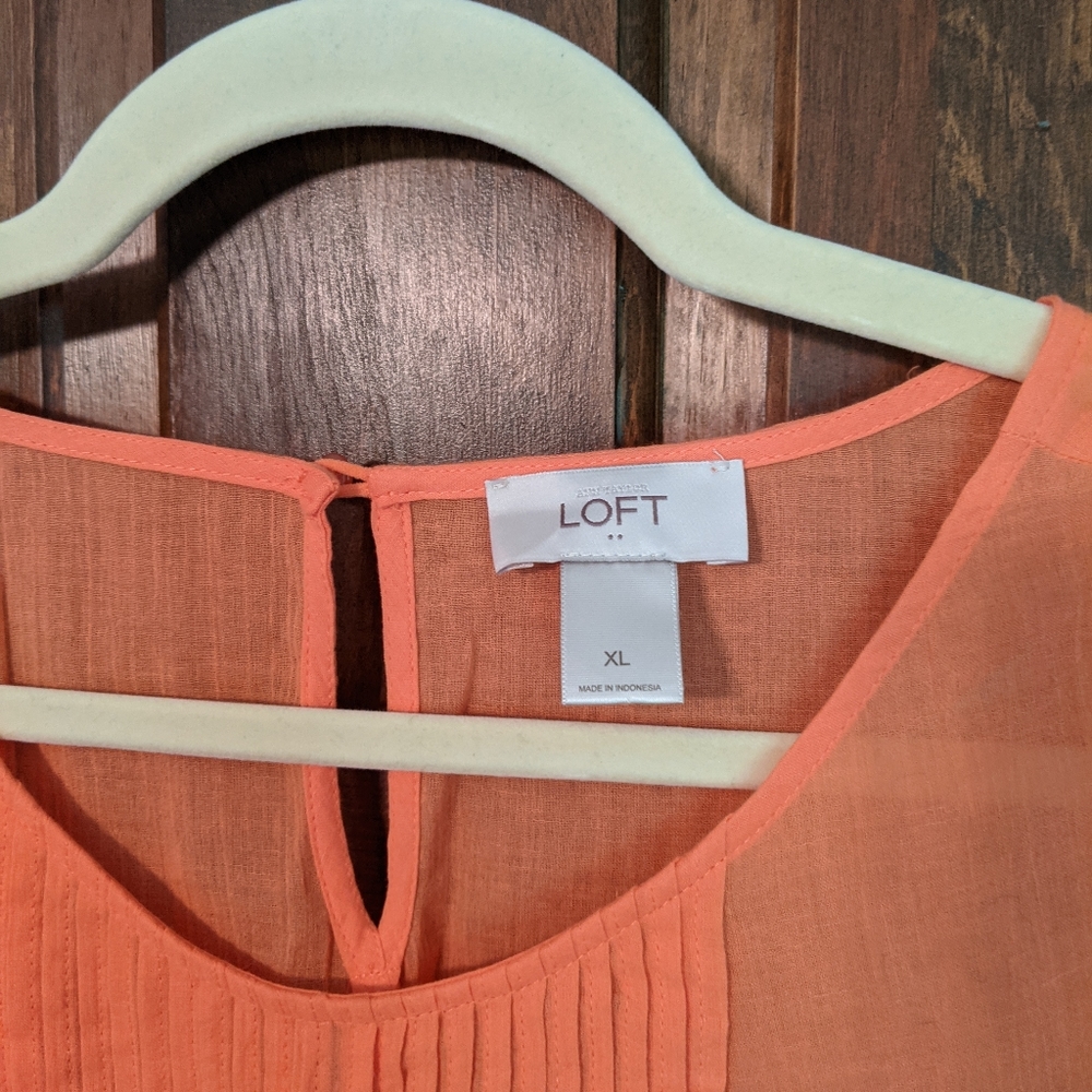 Loft sheer pleated shell - Picture 4 of 6